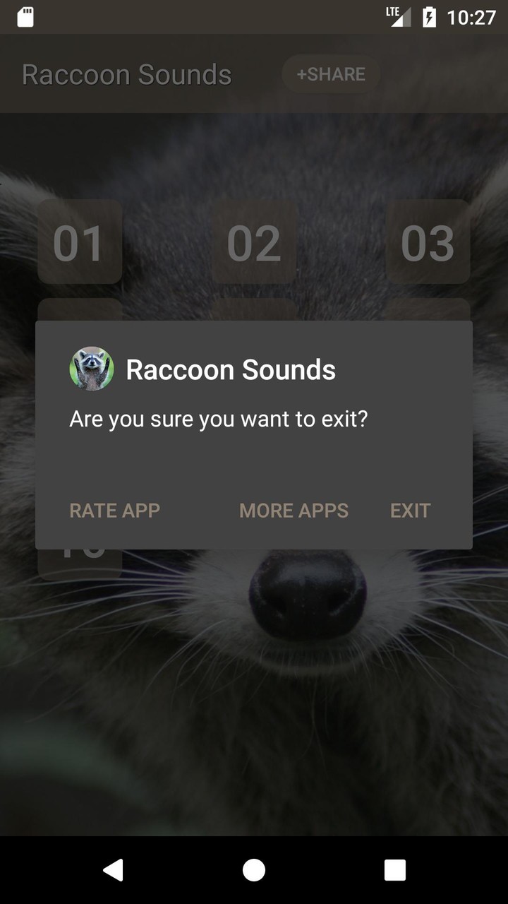 Raccoon Sounds screenshot image 8_Popularmodapk.com
