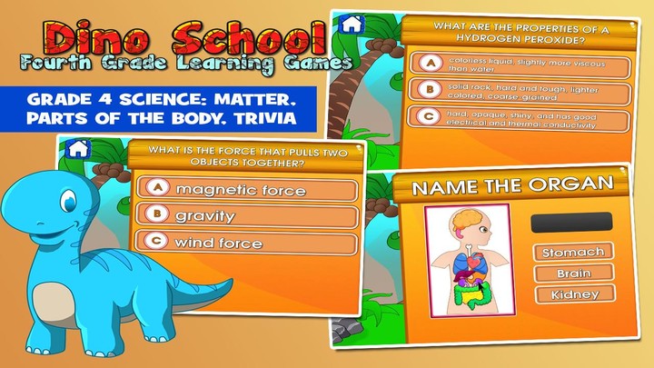 Dino 4th Grade Learning Games screenshot image 4_Popularmodapk.com