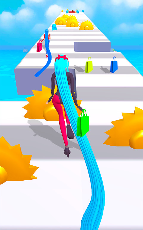 Hair Long Challenge 3D screenshot image 6_Popularmodapk.com