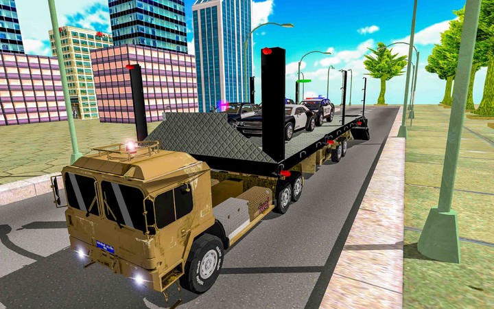Police Robot Transport Car screenshot image 7_Popularmodapk.com