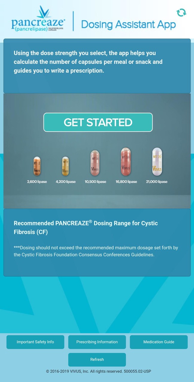 PANCREAZE Dosing Assistant App screenshot image 1_Popularmodapk.com