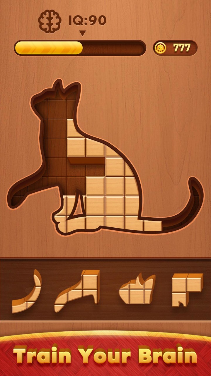 Block Puzzle: Wood Jigsaw Game screenshot image 1_Popularmodapk.com