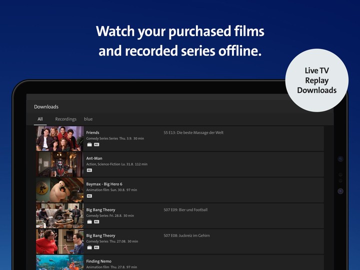 Swisscom blue TV screenshot image 8_Popularmodapk.com