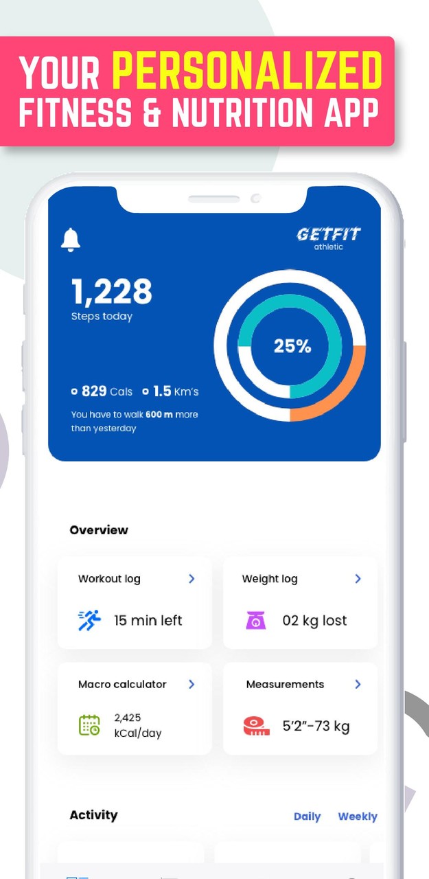 GetFit Athletic screenshot image 1_Popularmodapk.com