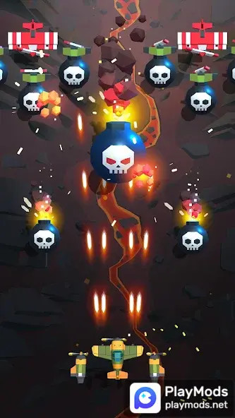 Burning Sky: Aircraft Combat 3D(Unlimited Currency) screenshot image 1_Popularmodapk.com