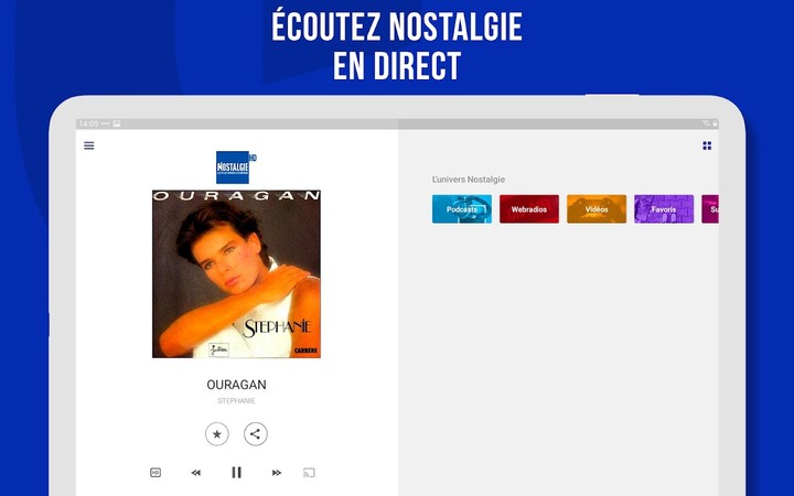 Nostalgie : Radio, Podcasts screenshot image 10_Popularmodapk.com