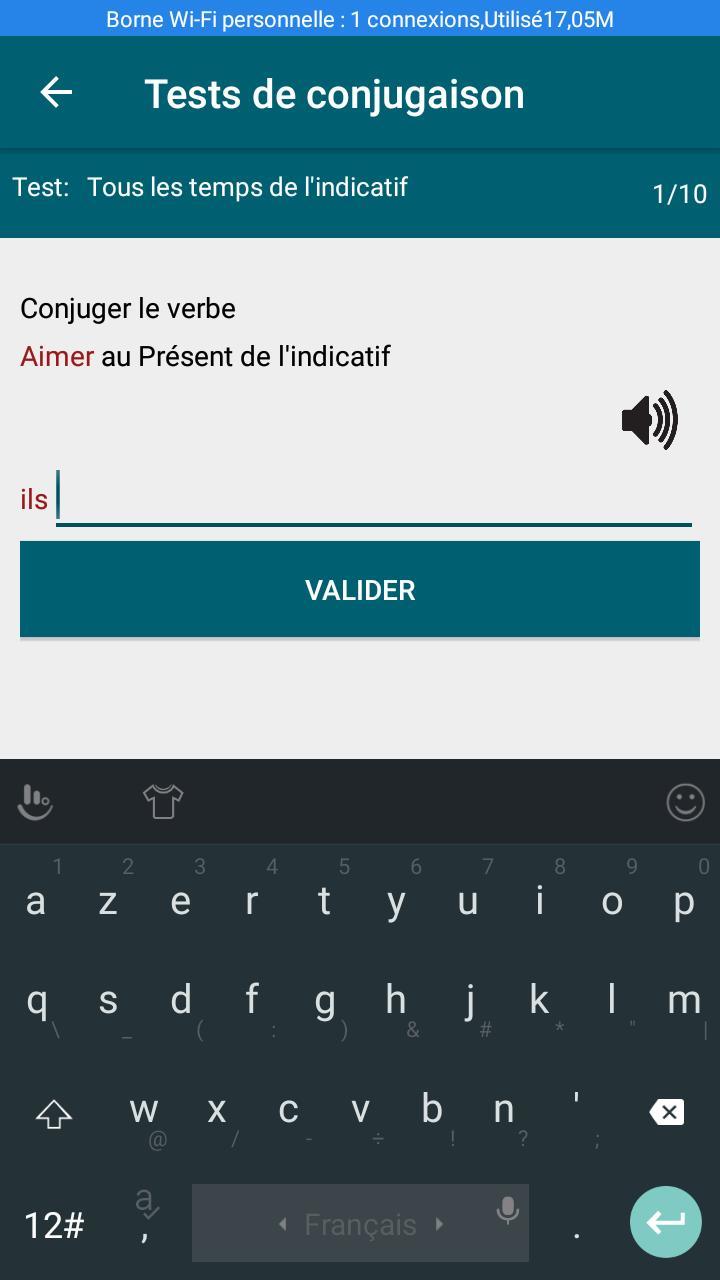Game - exercices conjugation screenshot image 4_Popularmodapk.com