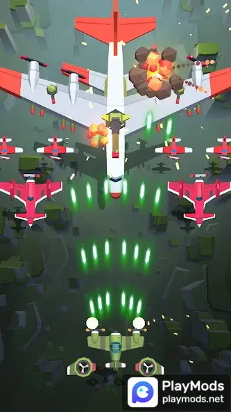 Burning Sky: Aircraft Combat 3D(Unlimited Currency) screenshot image 2_Popularmodapk.com