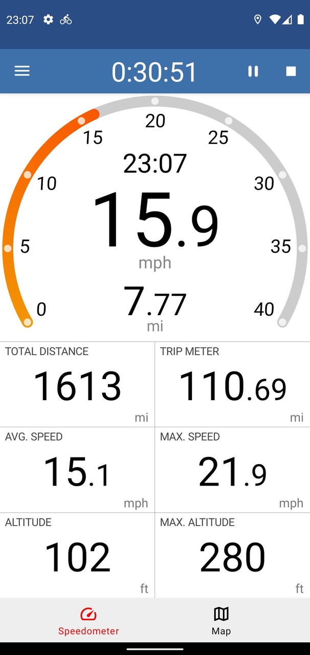 Cycling - Bike Computer screenshot image 2_Popularmodapk.com