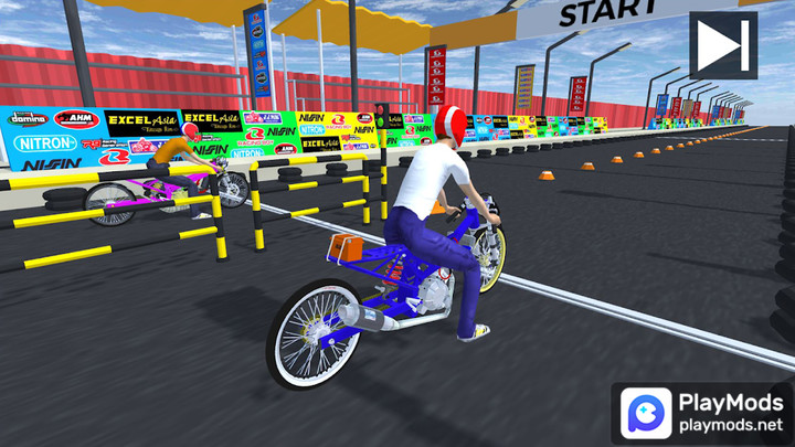 Drag Bike 201m Indonesia<span>(No ads)</span> screenshot image 1_Popularmodapk.com