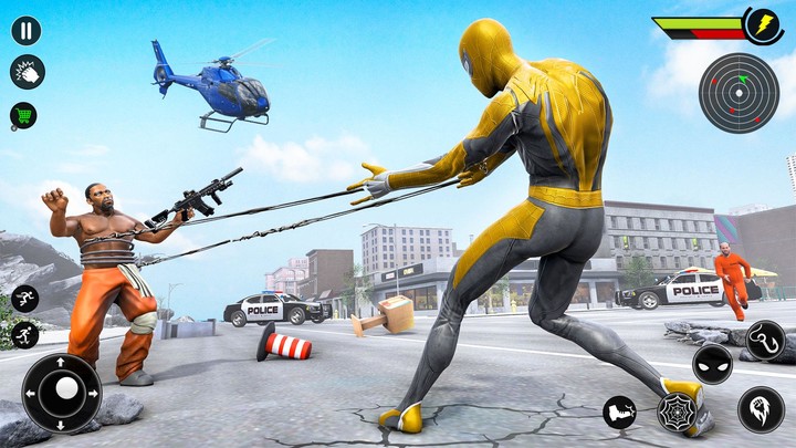 Rope Spider Super Hero Fight screenshot image 5_Popularmodapk.com