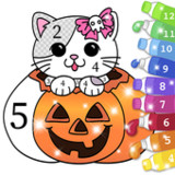 Glittery Halloween Coloring3.3_Popularmodapk.com
