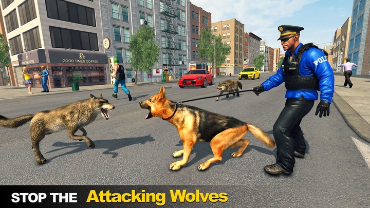Police Dog VS Wild Wolf Attack screenshot image 13_Popularmodapk.com