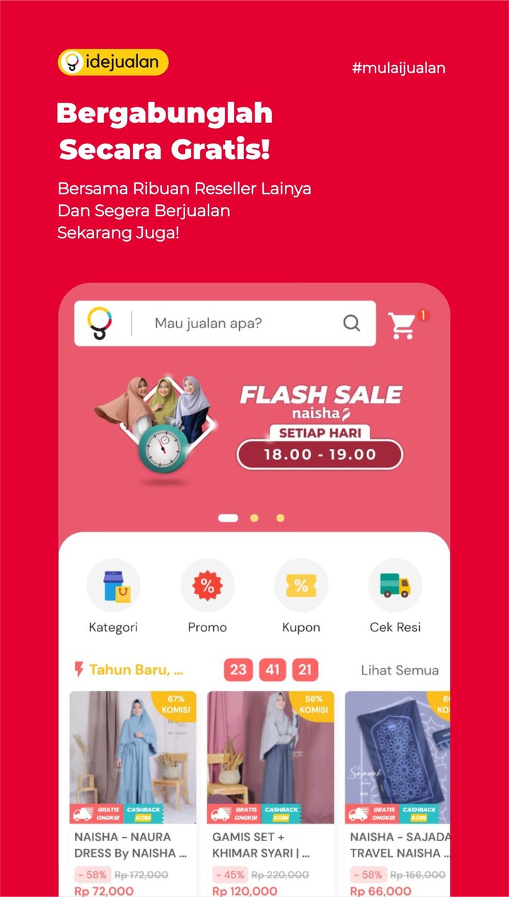 IDEJUALAN - Reseller Dropship screenshot image 2_Popularmodapk.com
