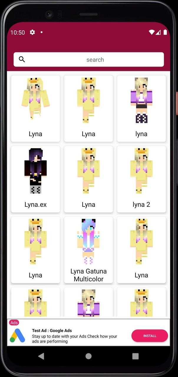 Skin de Lyna Para Minecraft screenshot image 1_Popularmodapk.com