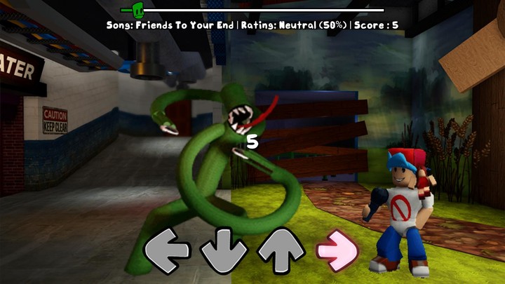 Green Rainbow Friends FNF Mod screenshot image 5_Popularmodapk.com