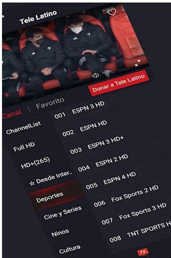 Tele Latino screenshot image 4_Popularmodapk.com