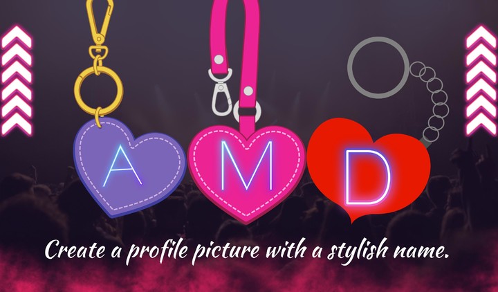 Love Name Letter DP Maker screenshot image 1_Popularmodapk.com