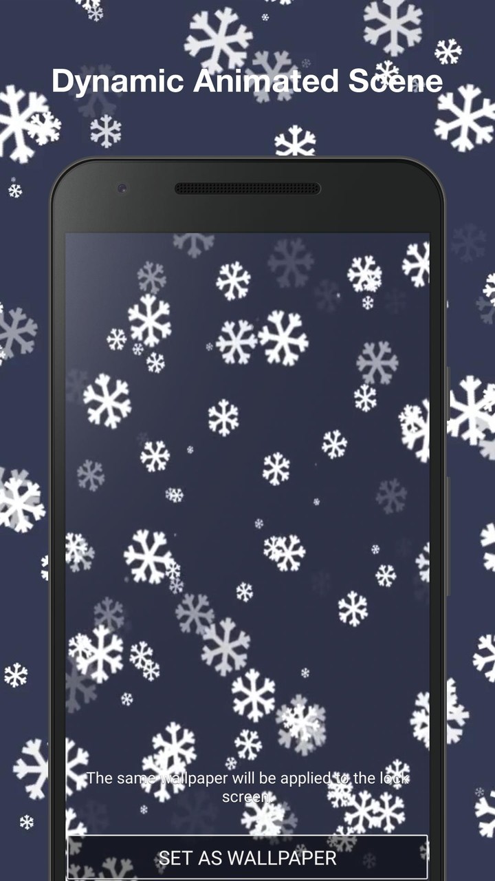 Snowflake Video Wallpaper screenshot image 5_Popularmodapk.com