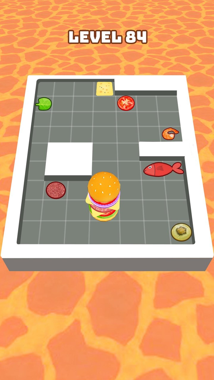 Burger Stack Puzzle screenshot image 4_Popularmodapk.com