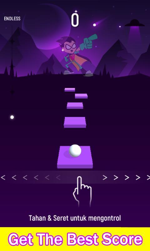 Teen Titans Magic Tiles Hop screenshot image 3_Popularmodapk.com