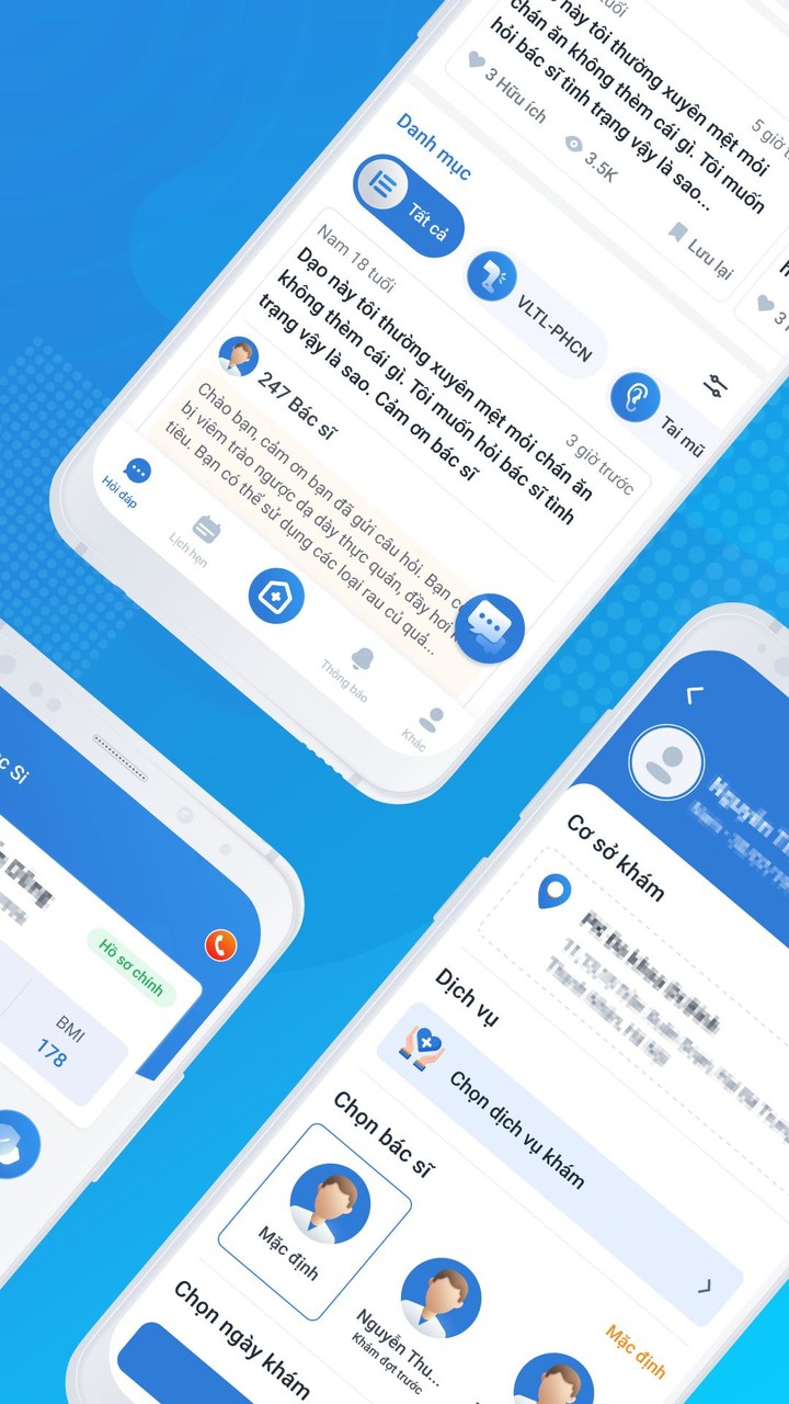 247 Bác sĩ - Y bạ điện tử, CSYT, đặt lịch, kết quả screenshot image 2_Popularmodapk.com