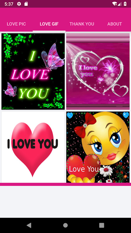 Romantic Love GIF screenshot image 1_Popularmodapk.com