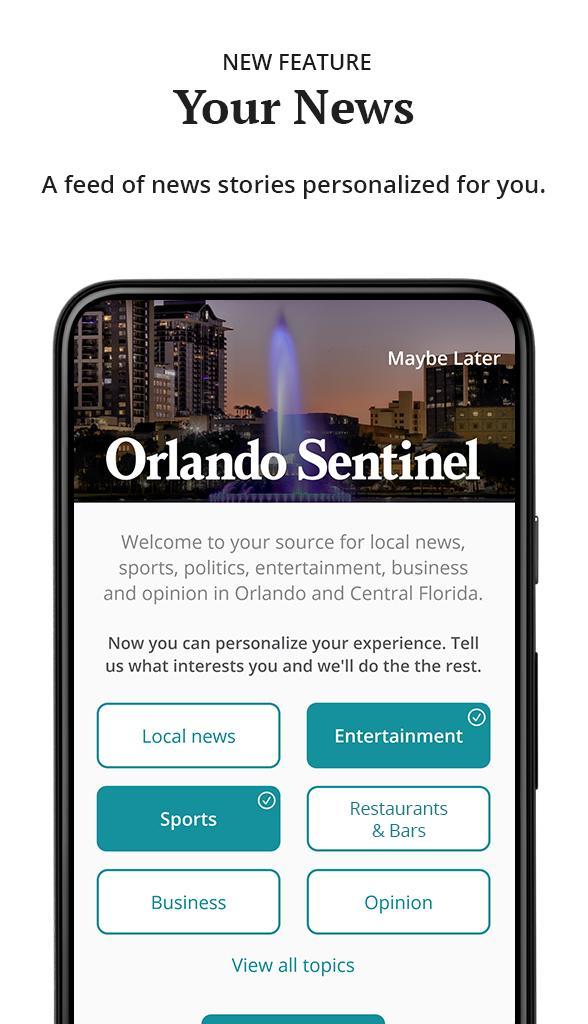Orlando Sentinel screenshot image 1_Popularmodapk.com