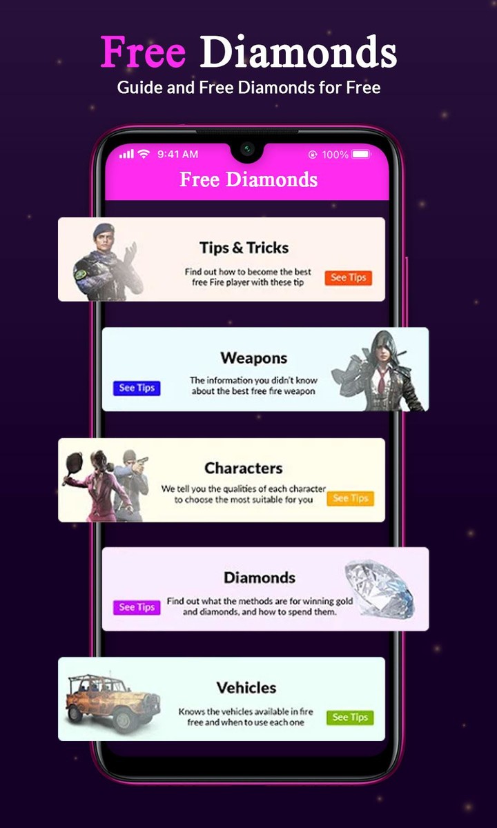 Get Daily Diamonds FFF Guide screenshot image 2_Popularmodapk.com