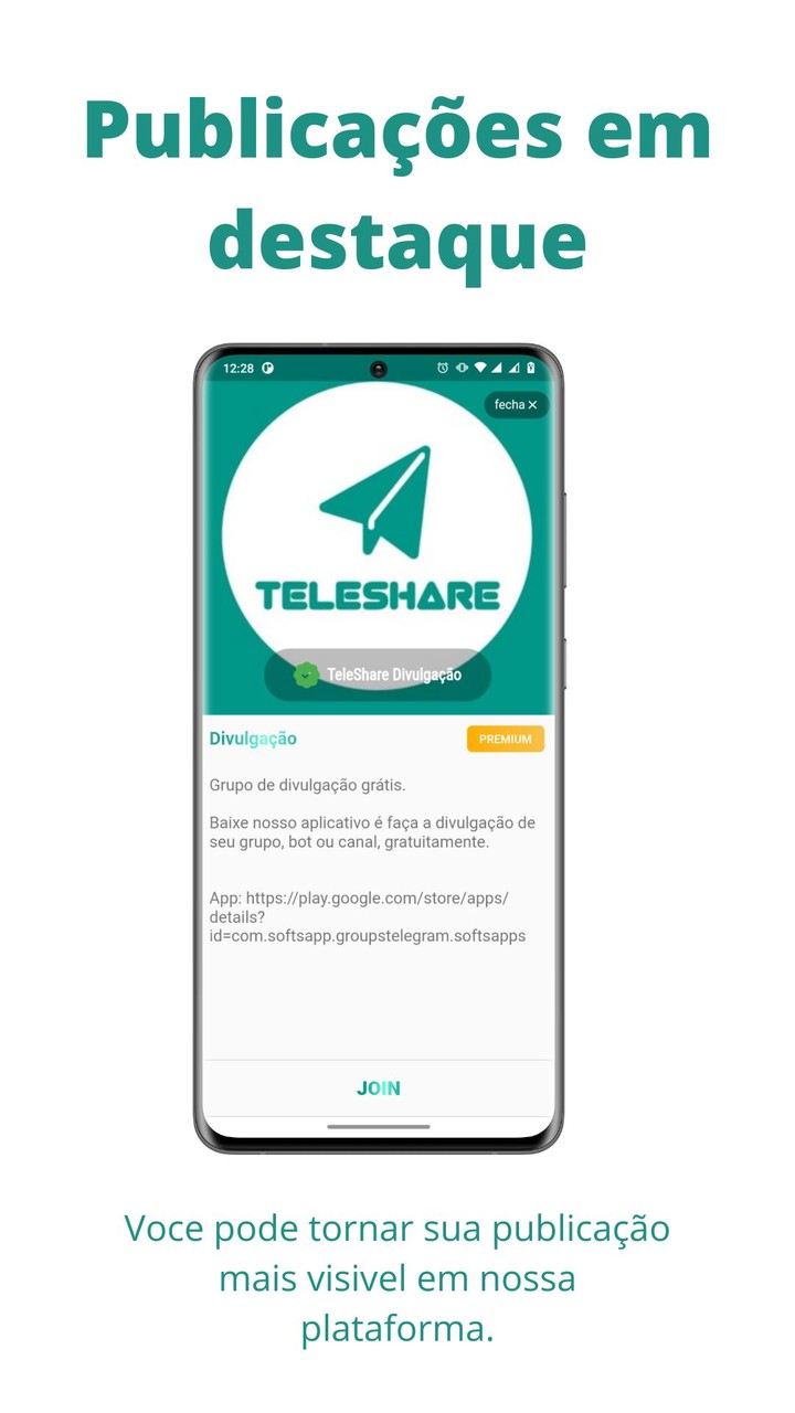 TeleShare - Grupos Telegram screenshot image 3_Popularmodapk.com