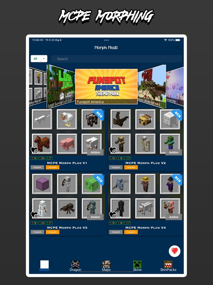 Morph Addons For Minecraft PE screenshot image 5_Popularmodapk.com