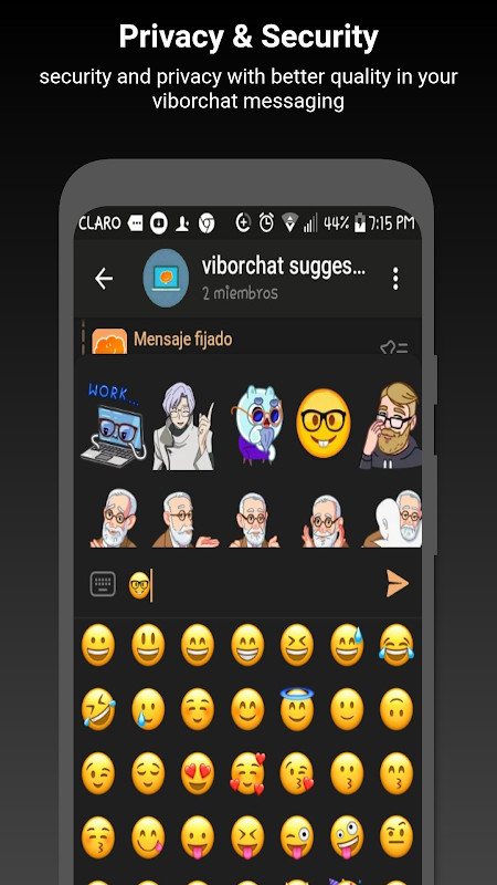 viborchat Messenger screenshot image 2_Popularmodapk.com