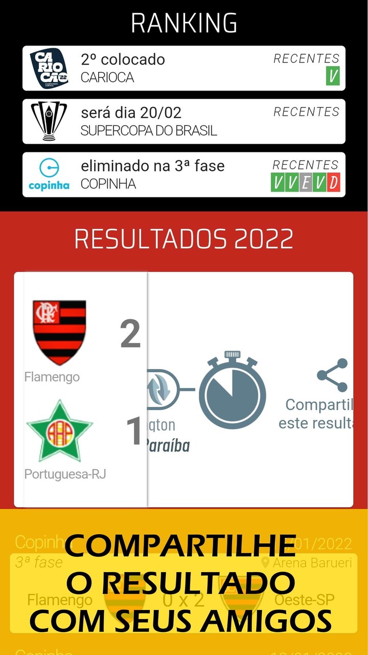 Agenda do Mengão screenshot image 4_Popularmodapk.com