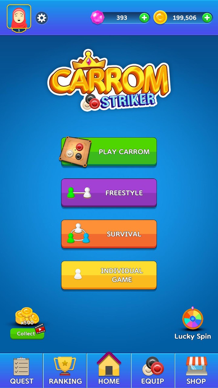 Carrom Striker screenshot image 2_Popularmodapk.com