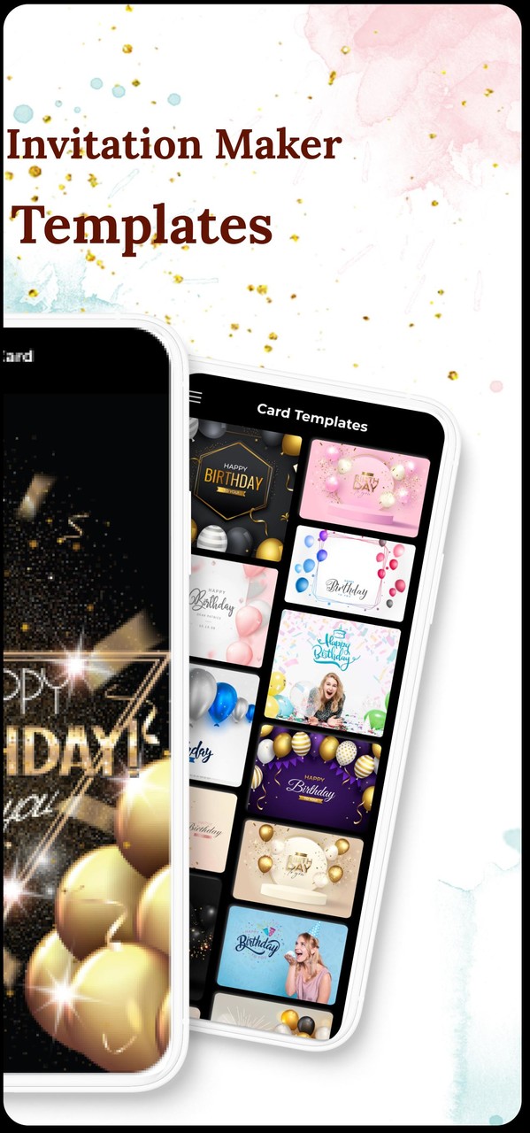 Birthday Invitation Card Maker screenshot image 3_Popularmodapk.com