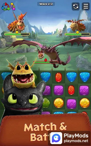 Dragons: Titan Uprising<span>(Godmode)</span> screenshot image 3_Popularmodapk.com