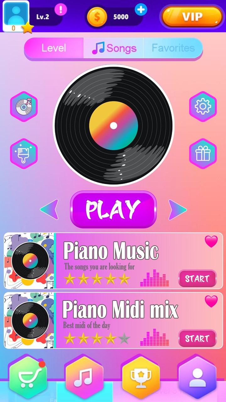 Peso Pluma Piano Tiles Game screenshot image 1_Popularmodapk.com