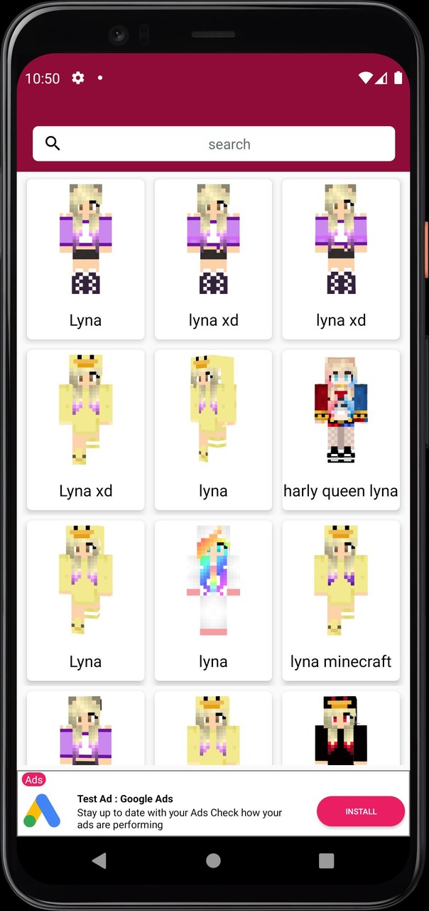 Skin de Lyna Para Minecraft screenshot image 5_Popularmodapk.com