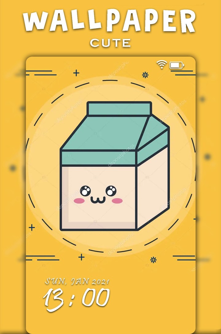 Cute Milk Kawaii Wallpaper screenshot image 21_Popularmodapk.com