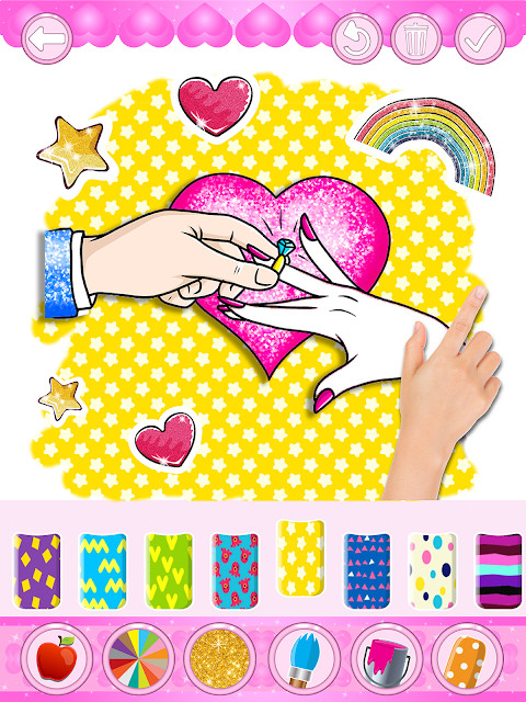 Glitter Bride and Groom Coloring Pages For Kids screenshot image 27_Popularmodapk.com