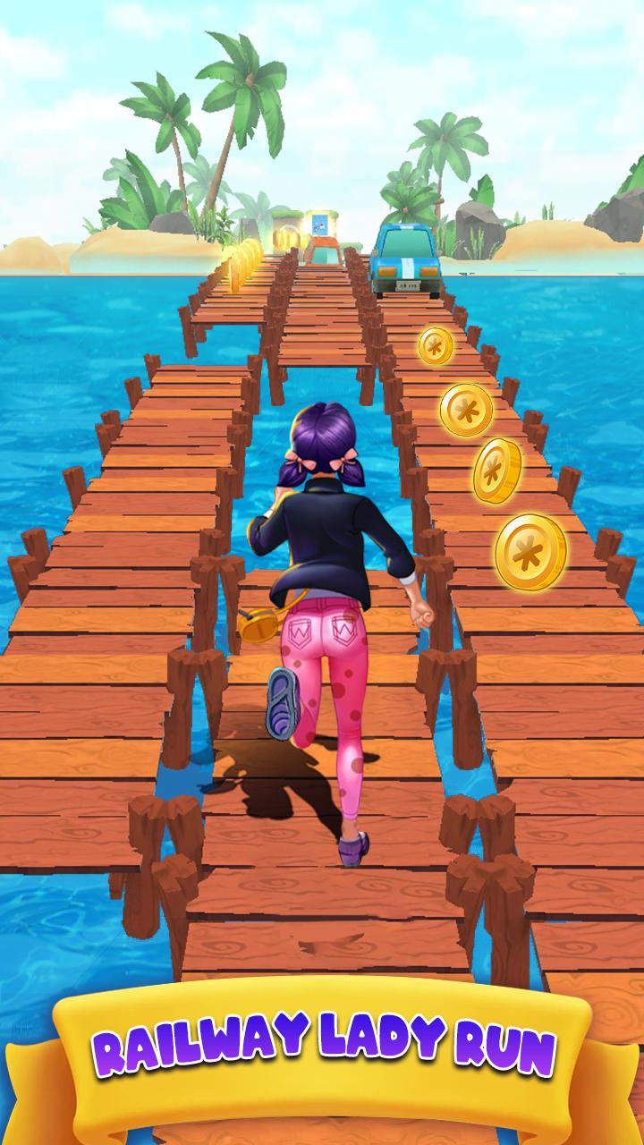 Railway train lady surfs screenshot image 4_Popularmodapk.com