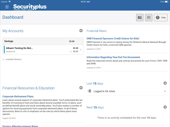 Securityplus FCU Mobile Banking screenshot image 5_Popularmodapk.com