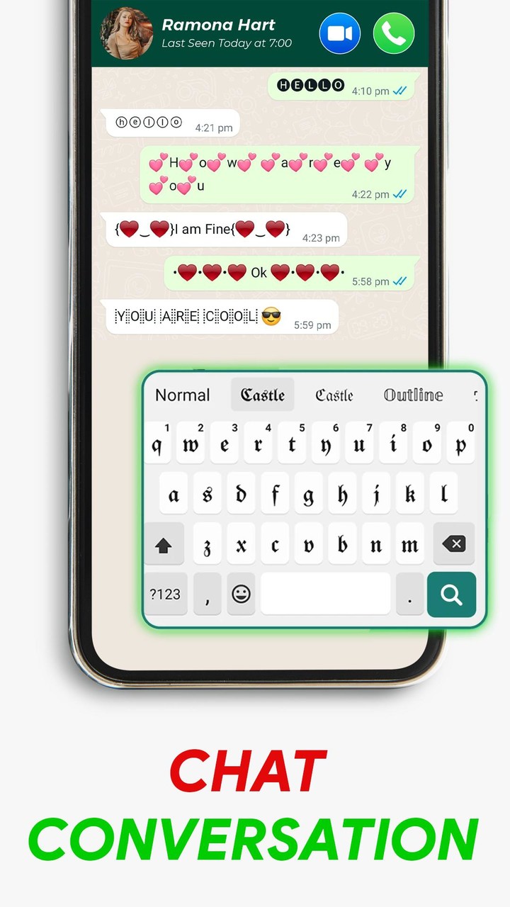 Chat Styles Fonts for WhatsApp screenshot image 7_Popularmodapk.com
