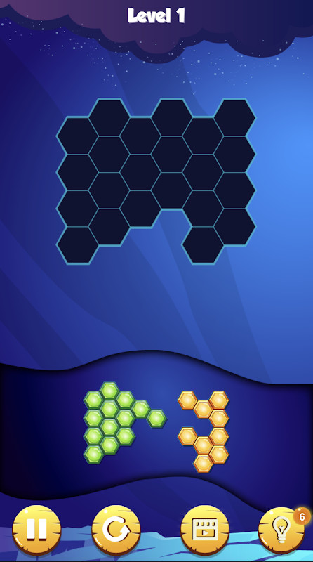 Hex Puzzle - Xếp hình trí tuệ, screenshot image 4_Popularmodapk.com