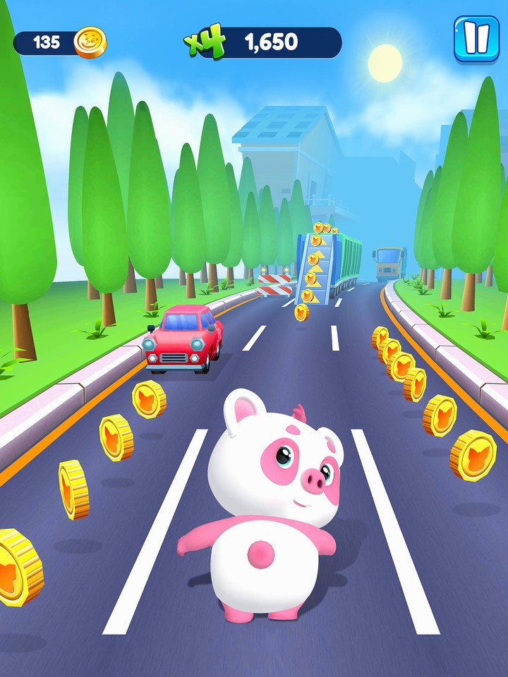 Piggy Panda Run: Fun Game screenshot image 5_Popularmodapk.com