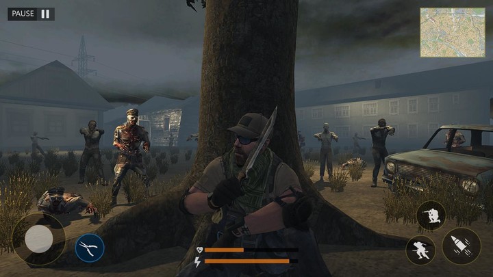 Zombie Survival warfare Game screenshot image 2_Popularmodapk.com