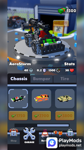 Cars Battle - Voxel Edition<span>(unlimited money)</span> screenshot image 2_Popularmodapk.com