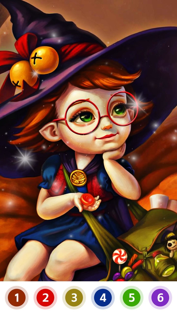 Witch & Wizard Color by Number screenshot image 1_Popularmodapk.com