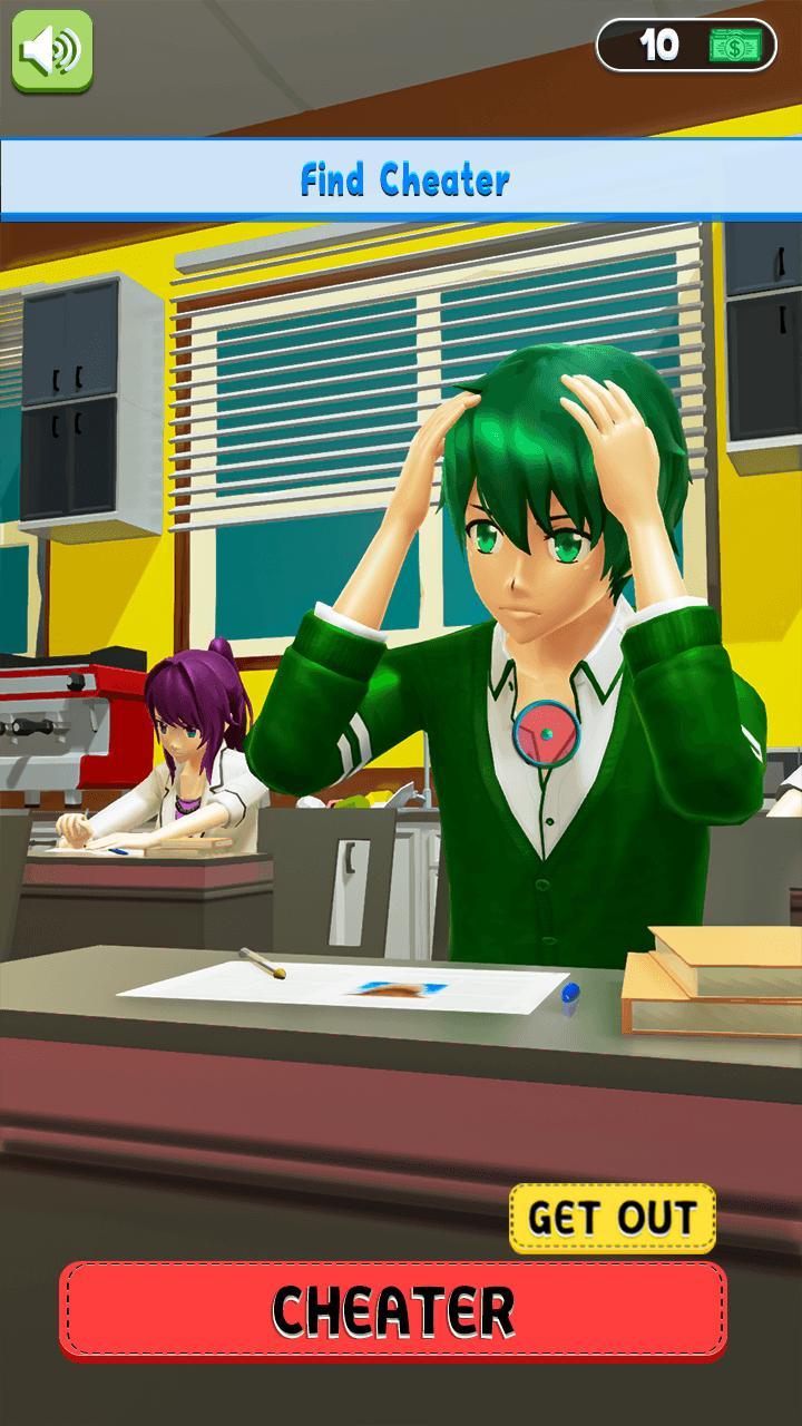 Anime School Teacher Simulator screenshot image 2_Popularmodapk.com