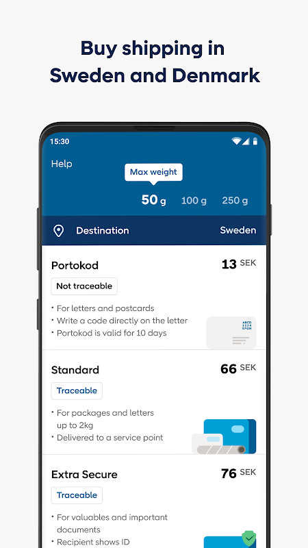 PostNord - Track and send parcels screenshot image 2_Popularmodapk.com